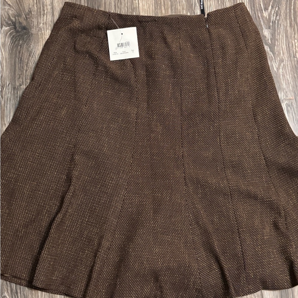 Elegant Brown Women's Skirt